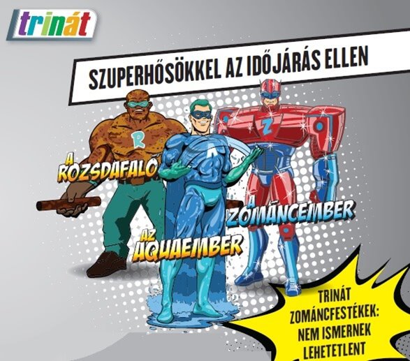 Trinát szuperhősök: Rozsdafaló, Aquaember, Zománcember